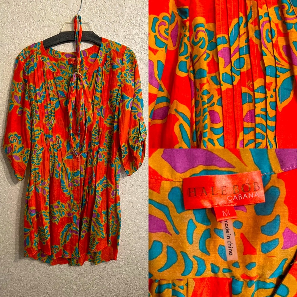 HALE BOB CABANA Collection Top/Dress/Swimsuit coverup. SZ M 🤩